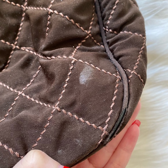 Vera Bradley Espresso Brown Quilted Oh Baby Diaper Bag Purse - Picture 14 of 14